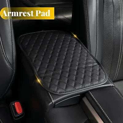 £5.99 • Buy Auto Armrest Pad Cover Center Console Box Cushion Mat PU Leather Car Accessories
