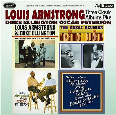 Louis Armstrong : Three Classic Albums Plus: Louis Armstrong & Duke ***NEW*** • £6.81