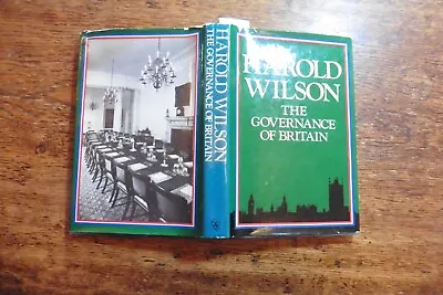 £35 • Buy Harold Wilson British Prime Minister The Governance Of Britain Signed Copy 1976