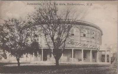 Hackettstown NJ: CCI Dormitory - Vintage Warren County New Jersey Postcard • $12.79