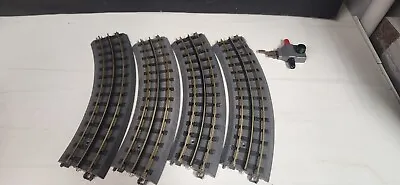 K  Lot Of 4 MTH  031 Curve Tracks With Lock On   O Scale • $15