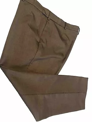 Mens FARAH Waist 40” Leg 29”-Classic -Brown Trousers • £8.95