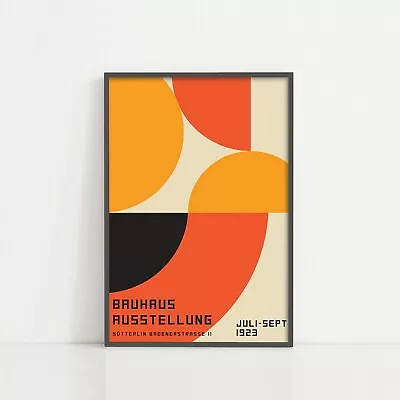 $62.55 • Buy Bauhaus 1923 Exhibition Museum Retro Vintage Wall Art Poster Print