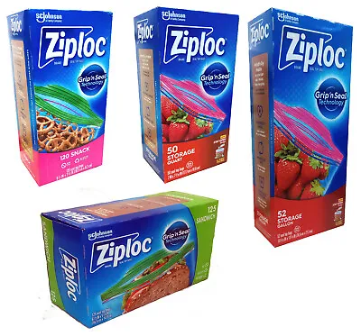 Ziploc Freezer Storage Sandwich Snack Variety Bags • £15.99