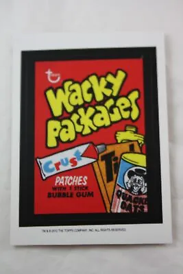 Wacky Packages Old School 4 Patches Crust Yellow/White On Red Sticker • $1.74