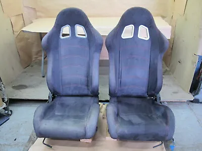 🥇99-01 Isuzu Vehicross Front Right & Left Suede Racing Seat Set Aftermarket • $521.66