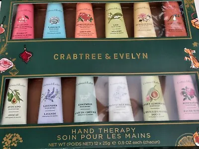 Crabtree & Evelyn Hand Therapy 12x 25g Gift Set La Source Gardeners Summer Hill  • £49.90
