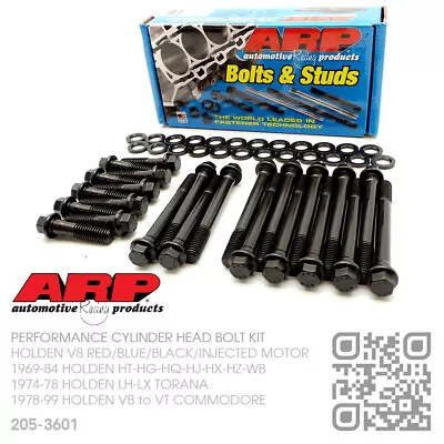 $394.50 • Buy Arp Hex Moly Head Bolt Kit V8 253 & 308 Red/blue [holden Ht-hg-hq-hj-hx-hz-wb]