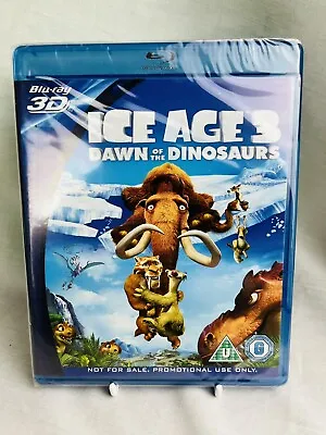 Ice Age 3 Dawn Of The Dinosaurs Blu Ray 3D Promotional Panasonic Exclusive New • £5