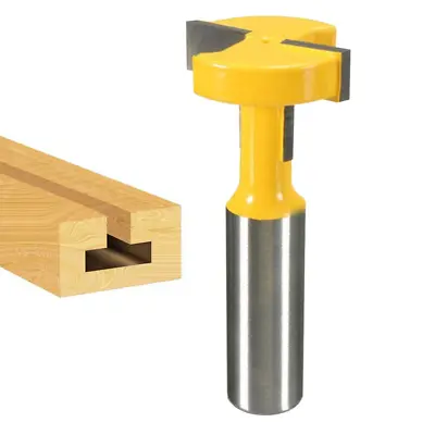 1/2  Shank Straight T-Slot & T-Track Slotting Cutter Router Bit Wood Groove Mill • $9.99