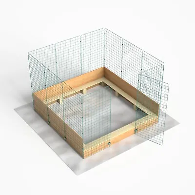 £189 • Buy 1.5m X 1.5m Whelping Box Pen (5ft X 5ft) - With Pig Rails-For Large Dogs Puppies