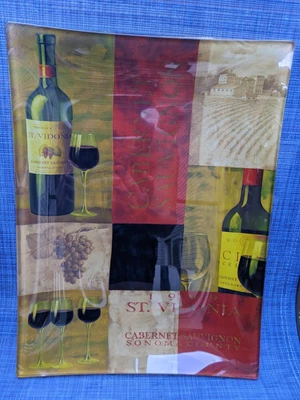 $1 • Buy Prima Donna 1999 St Vidonia Cabernet Sauvignon Wine And Cheese Tray Glass Tray
