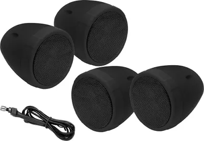 BOSS Audio Systems MCBK475BA 3 Motorcycle Speakers - Built-in Amp Bluetooth • $176.74