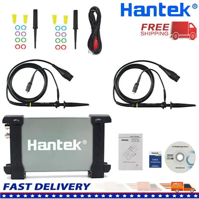 Hantek 6022BE Storage 2CH FFT PC Based Digital Oscilloscope USB2.0 48MSa/s 20MHz • $84