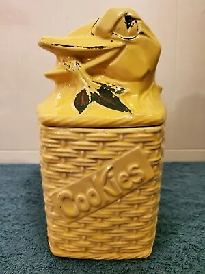 McCOY  VTG YELLOW DOUBLEHEADED DUCK COOKIE JAR - PRE OWNED • $39.99