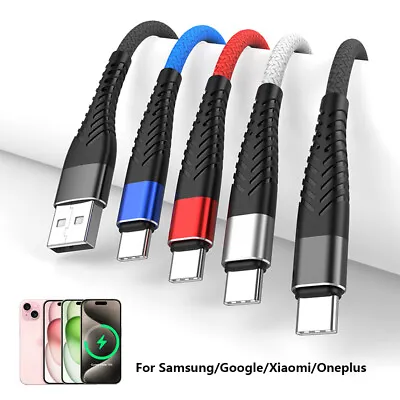 Fast Charging USB Cable For Samsung S23 S22 S21 S20 S10 Google 8 7 Charger Cord • $8.39
