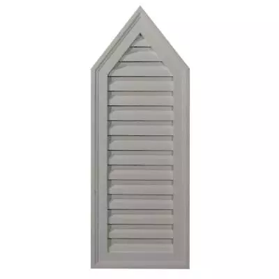 12 In. X 32 In. Steeple Primed Polyurethane Paintable Gable Louver Vent • $70.76