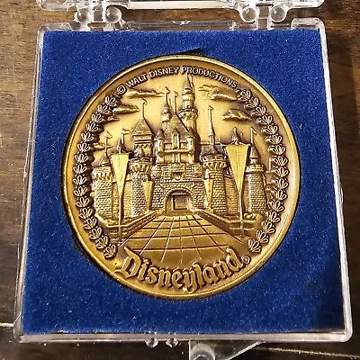 Vintage Disneyland 5 Lands & Main Street Castle Souvenir Medallion Coin • $24.99