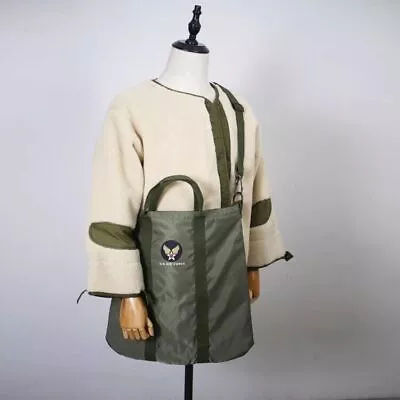 Vintage US Military Helmet Bag Carrying Flight Shoulder Cross Body Bag Strap Bag • $59.99