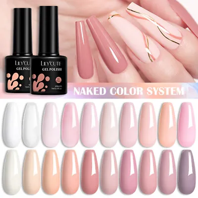 LILYCUTE 129 Colors 7ML Nail Art Gel Nail Polish SoakOff LED UV Gel Nail Varnish • $1.99