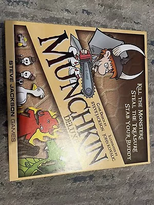 Munchkin Deluxe Board Game Tabletop Complete RPG • $12.99