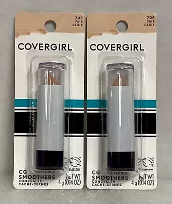 $12.99 • Buy Lot Of 2 COVERGIRL CG SMOOTHERS Concealer Stick 705 FAIR
