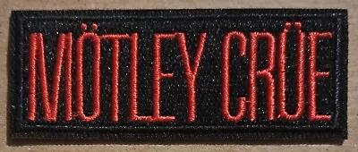 Motley Crue Embroidered Iron On Patch • $7