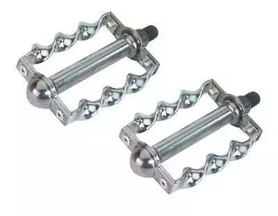 Lowrider Bicycle Steel Flat Twisted Pedals In Chrome Compatible With 1/2 Crank • $36.99