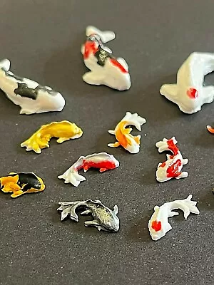 £1.25 • Buy Koi Carp & Other Pond Fish - Dolls House, Fairy Garden, Resin Craft, Model Railw