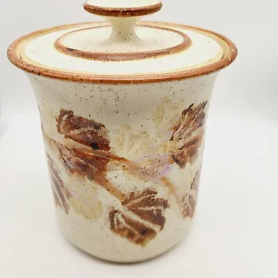 Bennett Welsh Pacific Studio Art Pottery Stoneware Canister Lid  Signed 7.5 Tall • $28.50