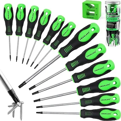 13 Pieces Magnetic Torx Screwdriver Set T5 To T40 Star Screwdrivers • $21.10