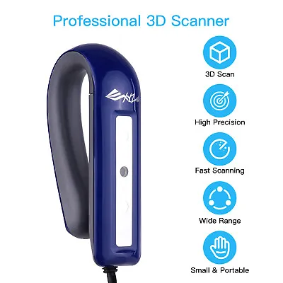 3D Scanner  3D Modeling Scanner High Precise USB Plug &  For Modeling R8X1 • £389.38