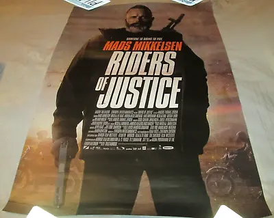 RIDERS OF JUSTICE THEATER Movie Poster Authentic DS 27x40 Mads Mikkelsen NOS • $60