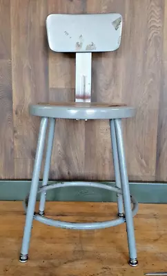 Vintage Industrial Factory Stools Adjustable Seat & Back(removable) • $99