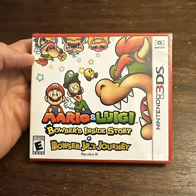 NEW - Mario & Luigi: Bowser's Inside Story + Jr.'s Journey - Nintendo 3DS SEALED • $64.95
