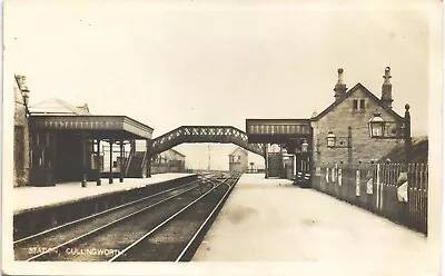 Cullingworth Near Keighley & Bingley. The Railway Station. • £48