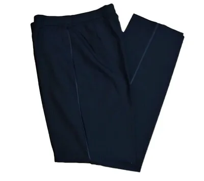 M&S Black Evening Wear/ Tuxedo Regular Fit Trousers Waist 28 30 36 38   • £24