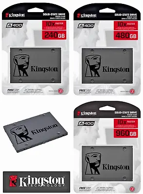 Kingston SSD A400 240GB SATA III 2.5  Solid State Drive PC NEW • £24.95