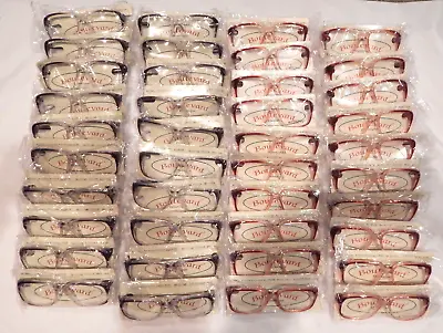 40 Pc. Boulevard 1025 Men's Plastic Eyeglass Frame Lot #1 New Old Stock (a) • $17.99