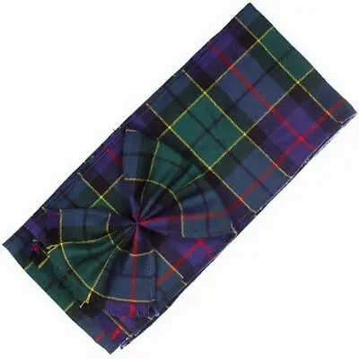 Scottish 100% Wool Tartan Ladies Mini Sash With Rosette - Forsyth Modern • £14.95