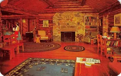 SWANSONS MOUNTAIN VIEW LODGE Interior View Troy Montana Ca 1950s Postcard • $7.49