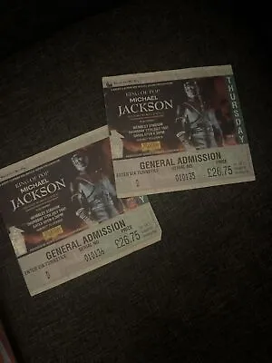 Michael Jackson Ticket Stubs X2 • £60