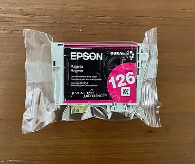 Genuine Epson 126 Ink Cartridge - Magenta (T1263) • $0.99