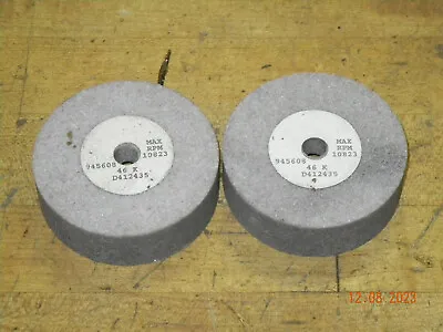 2 New Id Metal Lathe Tool Post Grinding Grinder Wheels 3 X1 X 3/8  Arbor Bore • $38.75