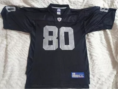 Vintage Oakland Raiders NFL Jersey #80 Jerry Rice Size M Adult Black Medium  • £34.95