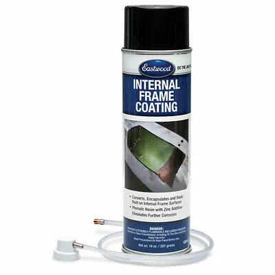 Eastwood Internal Chassis Frame Green Coating Aerosol 14oz Spary Nozzle For Rust • $39.99