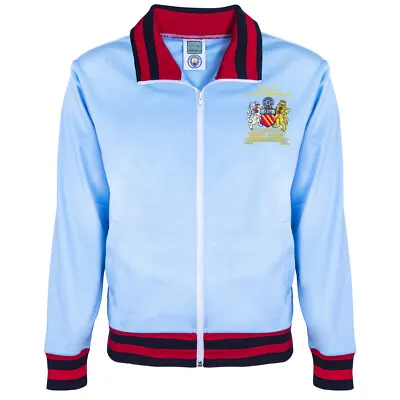 Manchester City 1976 Cup Winners Track Jacket 100% POLYESTER Men's • £30