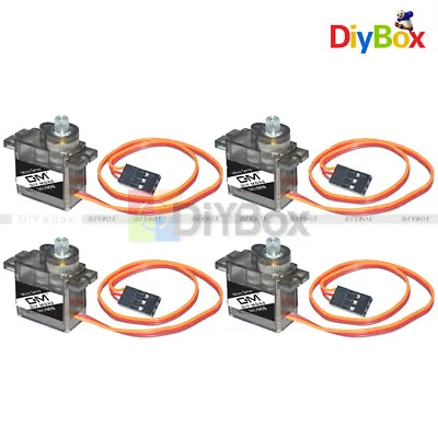 4PCS MG90S Micro Metal Gear 9g Servo For RC Plane Helicopter Boat Car • $8.98