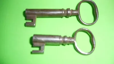 Antique French  Open Barrel Skeleton Lot Of 2 Keys Cabinet • $21.99