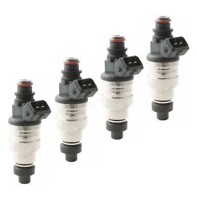 Quality Set(4) 370CC Fuel Injectors For MITSUBISHI EVO 4 5 6 7 8 9 RX7 FC3S 4AGE • $45.95